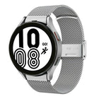 Milan Metal Steel Mesh One Buckle Strap, For Samsung Galaxy Watch 3 41mm, For Samsung Galaxy Watch 4 Classic 42mm / 46mm, For Samsung Galaxy Watch 4 40mm / 44mm, For Samsung Galaxy Gear Sport, For Samsung Galaxy Gear S2 Classic - DealBuddy