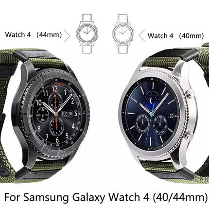 Wear-Resistant Canvas Strap, For Samsung Galaxy Watch4 40mm, For Samsung Galaxy Watch4 44mm - DealBuddy