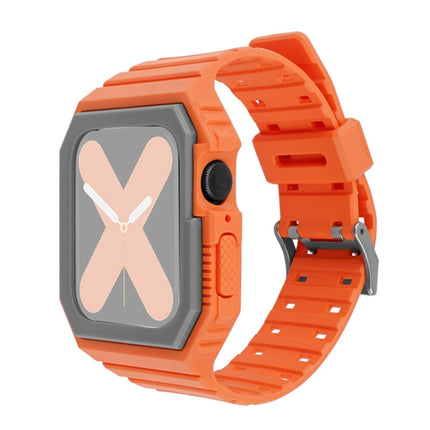Silicone Strap with Case For Apple Watch Series, 7 41mm / 6&SE&5&4 40mm / 3&2&1 38mm, 7 45mm / 6&SE&5&4 44mm / 3&2&1 42mm - DealBuddy