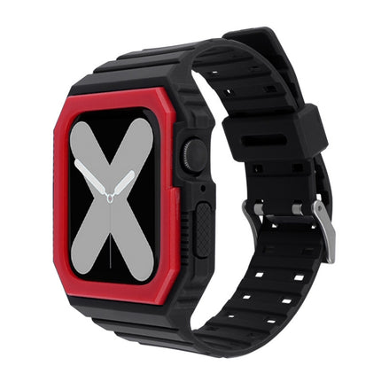 Silicone Strap with Case For Apple Watch Series, 7 41mm / 6&SE&5&4 40mm / 3&2&1 38mm, 7 45mm / 6&SE&5&4 44mm / 3&2&1 42mm - DealBuddy