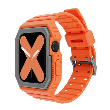 Silicone Strap with Case For Apple Watch Series, 7 41mm / 6&SE&5&4 40mm / 3&2&1 38mm, 7 45mm / 6&SE&5&4 44mm / 3&2&1 42mm - DealBuddy