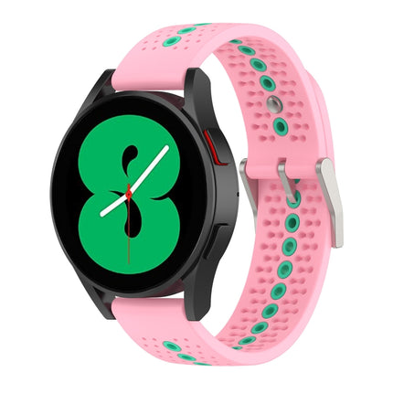 Two-Color Silicone Breathable Strap, For Samsung Gear S2 Classic, For Samsung Galaxy Gear Sport - DealBuddy