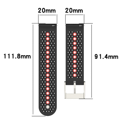 Two-Color Silicone Breathable Strap, For Samsung Gear S2 Classic, For Samsung Galaxy Gear Sport - DealBuddy