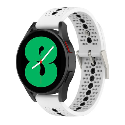 Two-Color Silicone Breathable Strap, For Samsung Gear S2 Classic, For Samsung Galaxy Gear Sport - DealBuddy