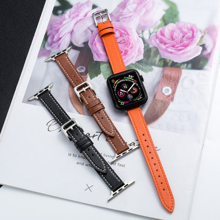 Microfiber Leather Pin Buckle Watch Strap For Apple Watch Series, 7 41mm / 6&SE&5&4 40mm / 3&2&1 38mm, 7 45mm / 6&SE&5&4 44mm / 3&2&1 42mm - DealBuddy
