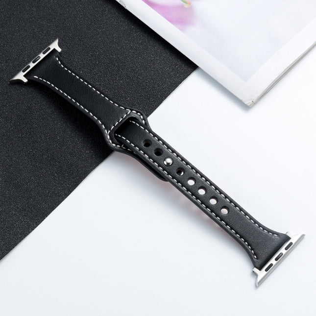 Microfiber Leather Watch Strap For Apple Watch Series, 7 41mm / 6&SE&5&4 40mm / 3&2&1 38mm, 7 45mm / 6&SE&5&4 44mm / 3&2&1 42mm - DealBuddy