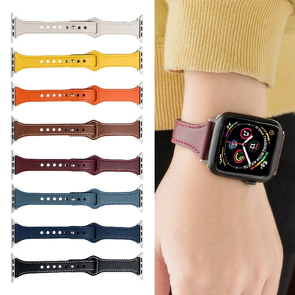 Microfiber Leather Watch Strap For Apple Watch Series, 7 41mm / 6&SE&5&4 40mm / 3&2&1 38mm, 7 45mm / 6&SE&5&4 44mm / 3&2&1 42mm - DealBuddy