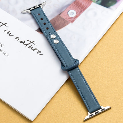 Microfiber Leather Car Line Small Waist Double Buckle Watch Strap, 7 41mm / 6&SE&5&4 40mm / 3&2&1 38mm, 7 45mm / 6&SE&5&4 44mm / 3&2&1 42mm - DealBuddy