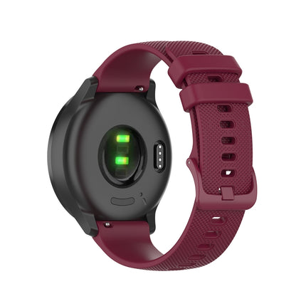 22mm Checkered Silicone Strap