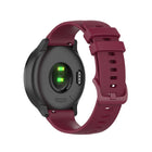 22mm Checkered Silicone Strap