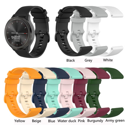 22mm Checkered Silicone Strap