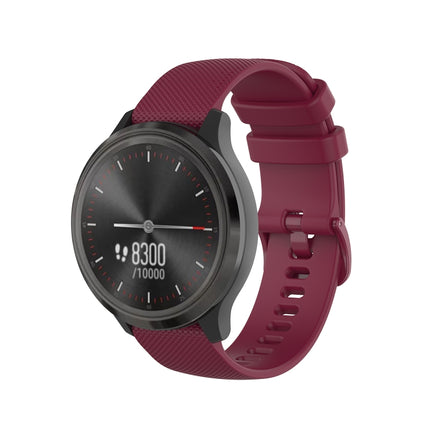 22mm Checkered Silicone Strap