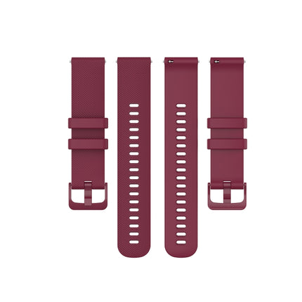 22mm Checkered Silicone Strap
