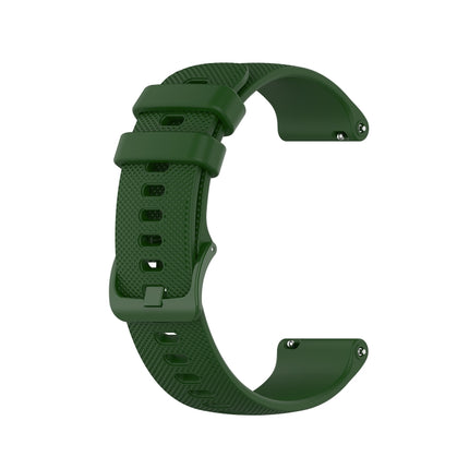 20mm Checkered Silicone Strap, For Samsung Galaxy Watch 4 40mm / 44mm, For Samsung Galaxy Watch 4 Classic 42mm / 46mm, For Samsung Galaxy Watch 3 41mm, For Samsung Galaxy Watch Active 2 40mm / 44mm - DealBuddy