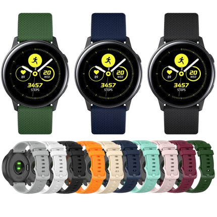 20mm Checkered Silicone Strap