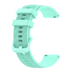 20mm Carbon Fiber Striped Silicone Strap