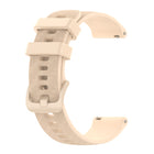 20mm Carbon Fiber Striped Silicone Strap