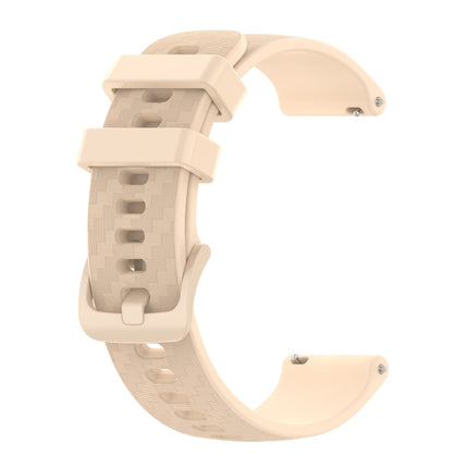 20mm Carbon Fiber Striped Silicone Strap, For Samsung Galaxy Watch Active 40mm, For Samsung Galaxy Watch 42mm, For Samsung Gear Sport, For Samsung Gear S2 Classic - DealBuddy