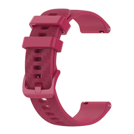 20mm Carbon Fiber Striped Silicone Strap, For Samsung Galaxy Watch Active 40mm, For Samsung Galaxy Watch 42mm, For Samsung Gear Sport, For Samsung Gear S2 Classic - DealBuddy