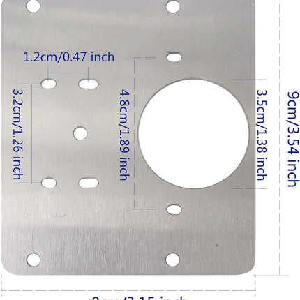 Hinge Repair Plate Cabinet Stainless Steel Hinge Repair Plate