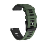 For Samsung Galaxy Watch 4 Classic 46mm / Amy Green Black