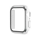 For Apple Watch Series 9 / 8 / 7 45mm / White+Silver