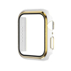 For Apple Watch Series 6/5/4/SE 44mm / White+Gold