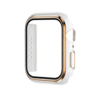 For Apple Watch Series 6/5/4/SE 44mm / White+Rose Gold