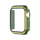 For Apple Watch Series 6/5/4/SE 44mm / Green+Gold