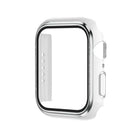 Electroplating Two-color PC+Tempered Film Watch Case