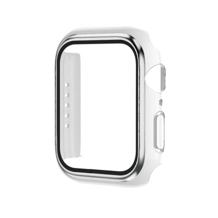Electroplating Two-color PC+Tempered Film Watch Case, For Apple Watch Series 6/5/4/SE 40mm, For Apple Watch Series 3/2/1 38mm - DealBuddy