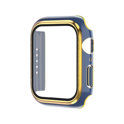 Electroplating Two-color PC+Tempered Film Watch Case, For Apple Watch Series 6/5/4/SE 40mm, For Apple Watch Series 3/2/1 38mm - DealBuddy
