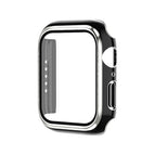 For Apple Watch Series 3/2/1 38mm / Black+Silver
