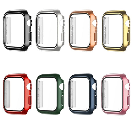 Electroplating Monochrome PC+Tempered Film Watch Case