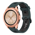 20mm Vertical Pattern Two-Color Silicone Watch Band, For Samsung Galaxy watch 42mm, For Samsung Gear Sport, For Samsung Gear S2 Classic - DealBuddy