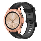 20mm Vertical Pattern Two-Color Silicone Watch Band, For Samsung Galaxy watch 42mm, For Samsung Gear Sport, For Samsung Gear S2 Classic - DealBuddy