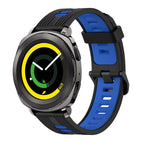 For Samsung Gear Sport / Black+Blue
