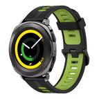 For Samsung Gear Sport / Black+Green