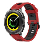 For Samsung Gear Sport / Red+Black