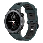 For Samsung Gear S2 Classic / Olive Green + Black
