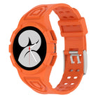 Silicone Integrated Watch Band, For Samsung Galaxy Watch 40MM, For Samsung Galaxy Watch 44MM - DealBuddy