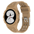 Silicone Integrated Watch Band, For Samsung Galaxy Watch 40MM, For Samsung Galaxy Watch 44MM - DealBuddy