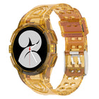 Silicone Integrated Watch Band, For Samsung Galaxy Watch 40MM, For Samsung Galaxy Watch 44MM - DealBuddy