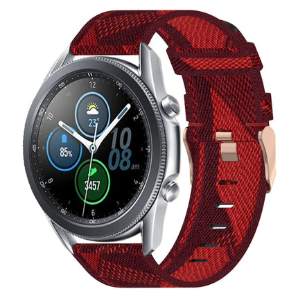 22mm Nylon Woven Watch Band, For Samsung Galaxy Watch3 45mm, For Samsung Galaxy Watch 46mm, For Samsung Gear S3 Classic, For Samsung Gear S3 Frontier - DealBuddy