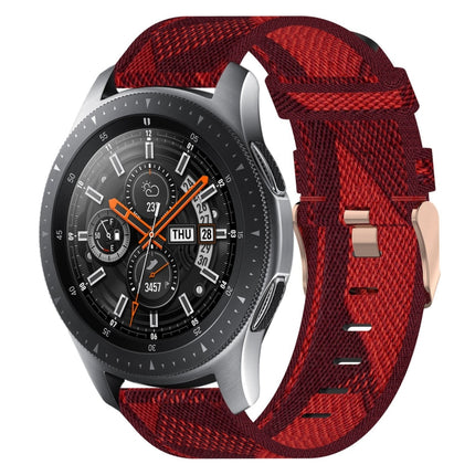 22mm Nylon Woven Watch Band, For Samsung Galaxy Watch3 45mm, For Samsung Galaxy Watch 46mm, For Samsung Gear S3 Classic, For Samsung Gear S3 Frontier - DealBuddy