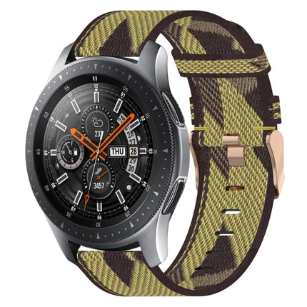 22mm Nylon Woven Watch Band, For Samsung Galaxy Watch3 45mm, For Samsung Galaxy Watch 46mm, For Samsung Gear S3 Classic, For Samsung Gear S3 Frontier - DealBuddy