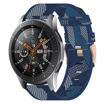 22mm Nylon Woven Watch Band, For Samsung Galaxy Watch3 45mm, For Samsung Galaxy Watch 46mm, For Samsung Gear S3 Classic, For Samsung Gear S3 Frontier - DealBuddy
