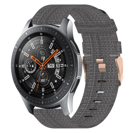 22mm Nylon Woven Watch Band, For Samsung Galaxy Watch3 45mm, For Samsung Galaxy Watch 46mm, For Samsung Gear S3 Classic, For Samsung Gear S3 Frontier - DealBuddy