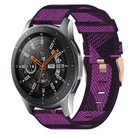 22mm Nylon Woven Watch Band, For Samsung Galaxy Watch3 45mm, For Samsung Galaxy Watch 46mm, For Samsung Gear S3 Classic, For Samsung Gear S3 Frontier - DealBuddy
