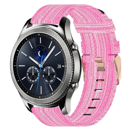 22mm Nylon Woven Watch Band, For Samsung Galaxy Watch3 45mm, For Samsung Galaxy Watch 46mm, For Samsung Gear S3 Classic, For Samsung Gear S3 Frontier - DealBuddy